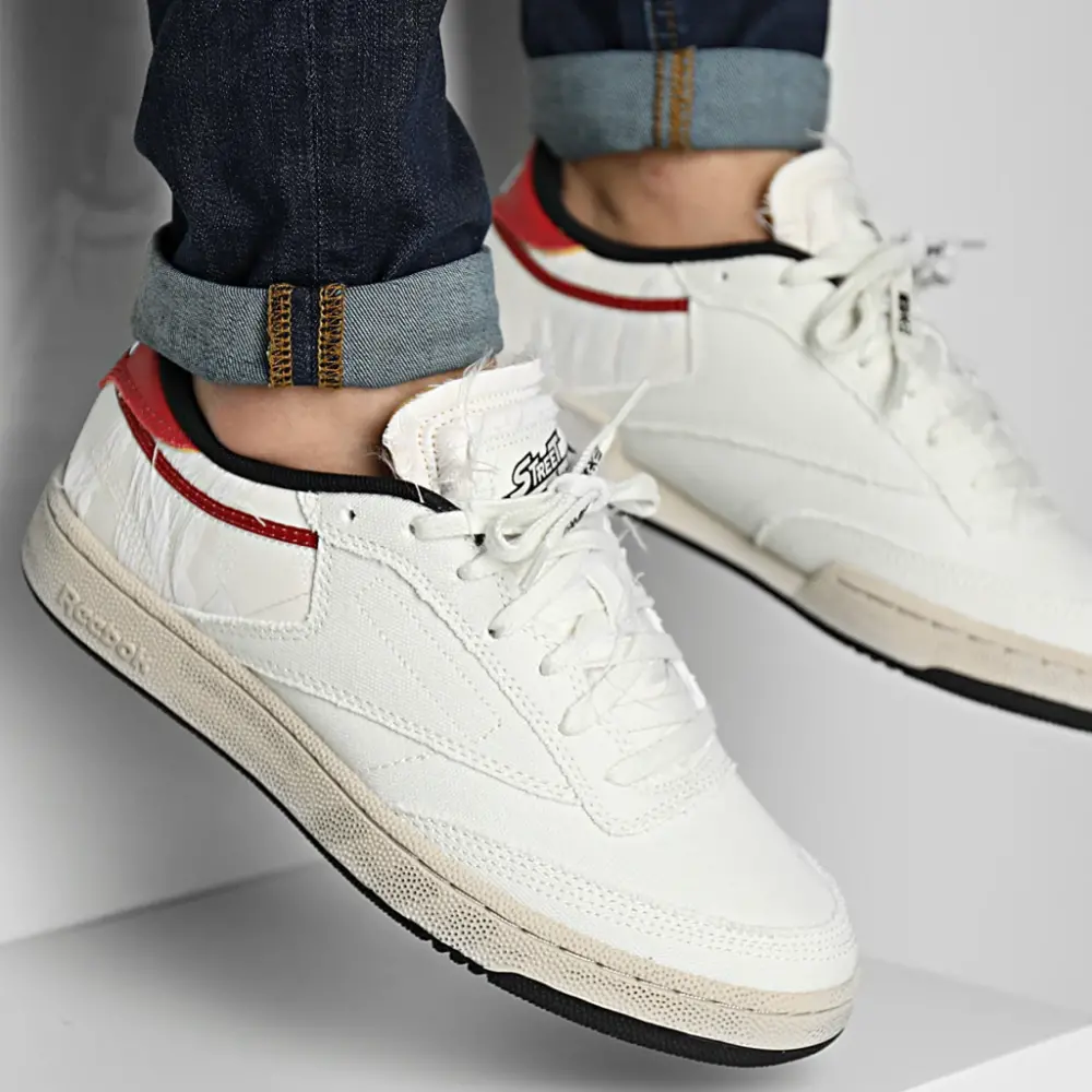 Alternative view of Giày Reebok Street Fighter x Club C 85 'Ryu' GZ9543