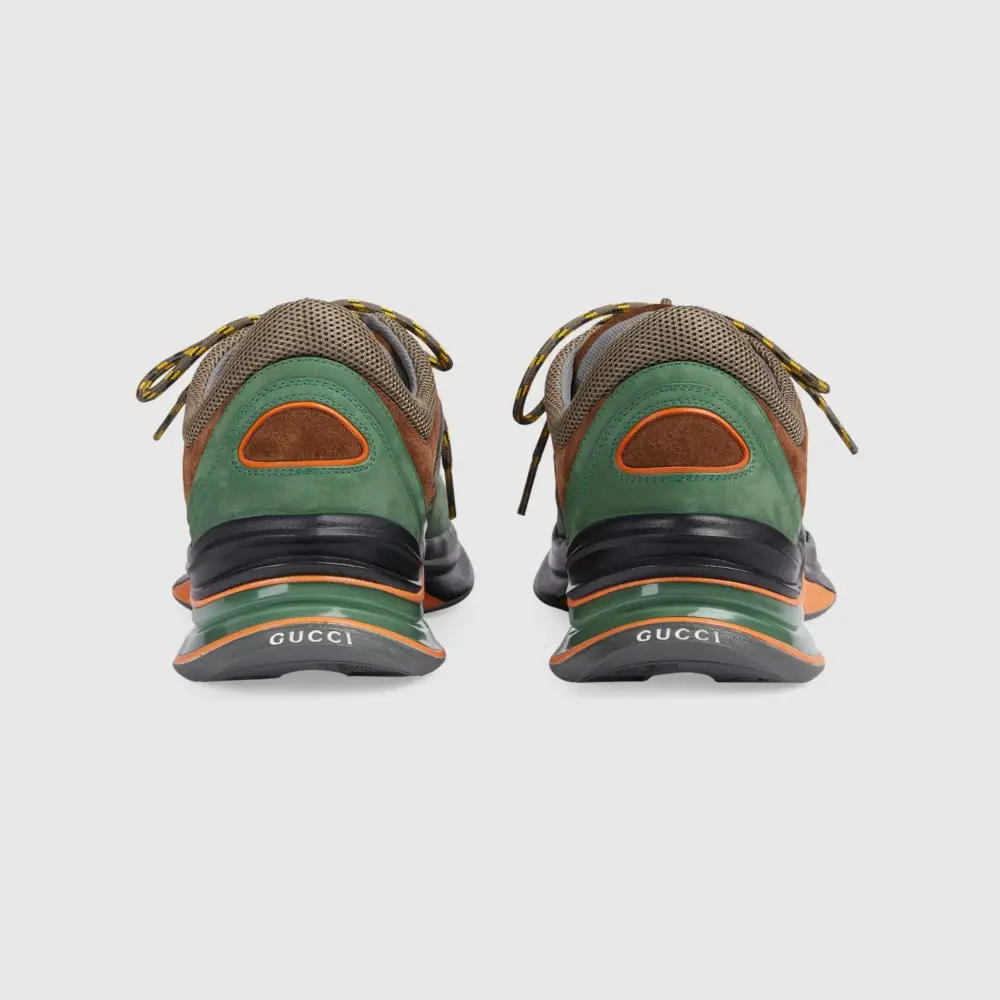 Giày Gucci Run Trainer 'Green Suede' 749785-AAB62-3142 - Ảnh 4