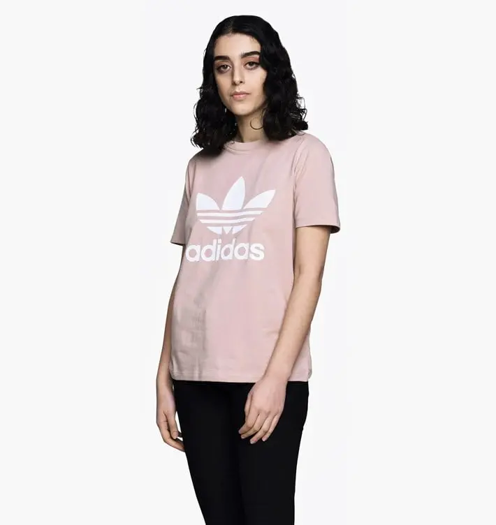 Alternative view of Áo Adidas Originals Trefoil Áo Phông 'Pink'  CV9894
