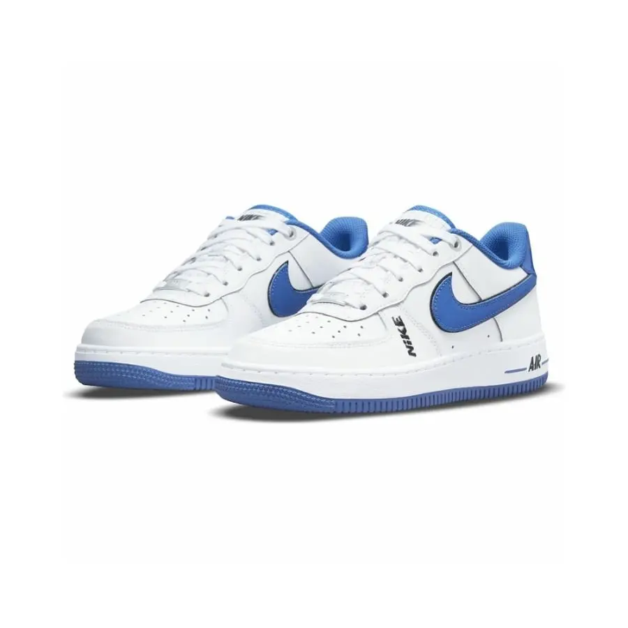 Alternative view of Giày Nike Air Force 1 LV8 GS White Game Royal DO3809-100