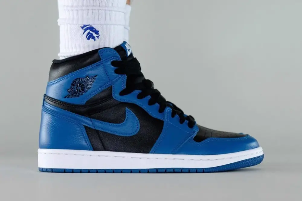 Giày Nike Air Jordan 1 Retro High OG 'Dark Marina Blue' 555088-404 - Ảnh 4