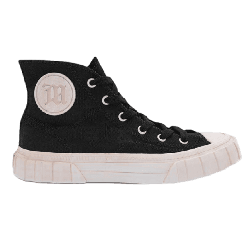 Giày MSIBHV Army Sneaker High Monogram Black 3121BM635