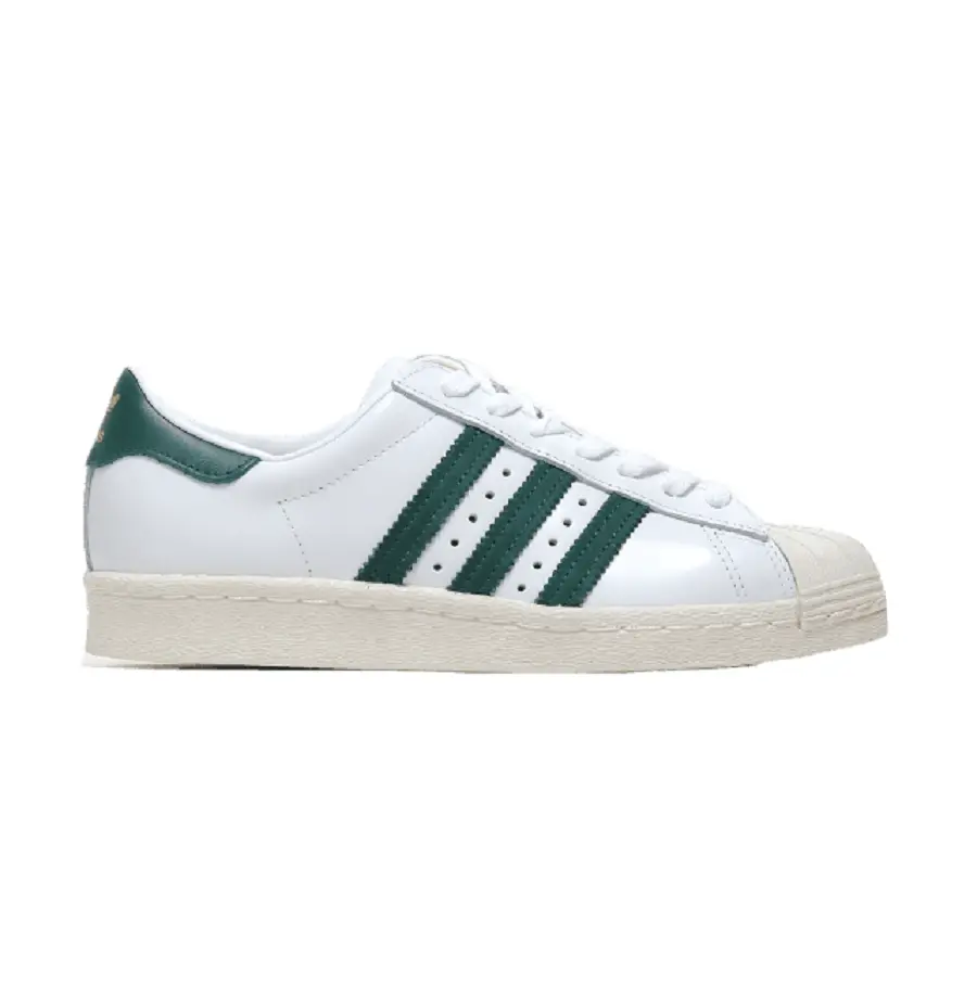 Giày Adidas Originals Superstar 80s 'White Green' BB2230