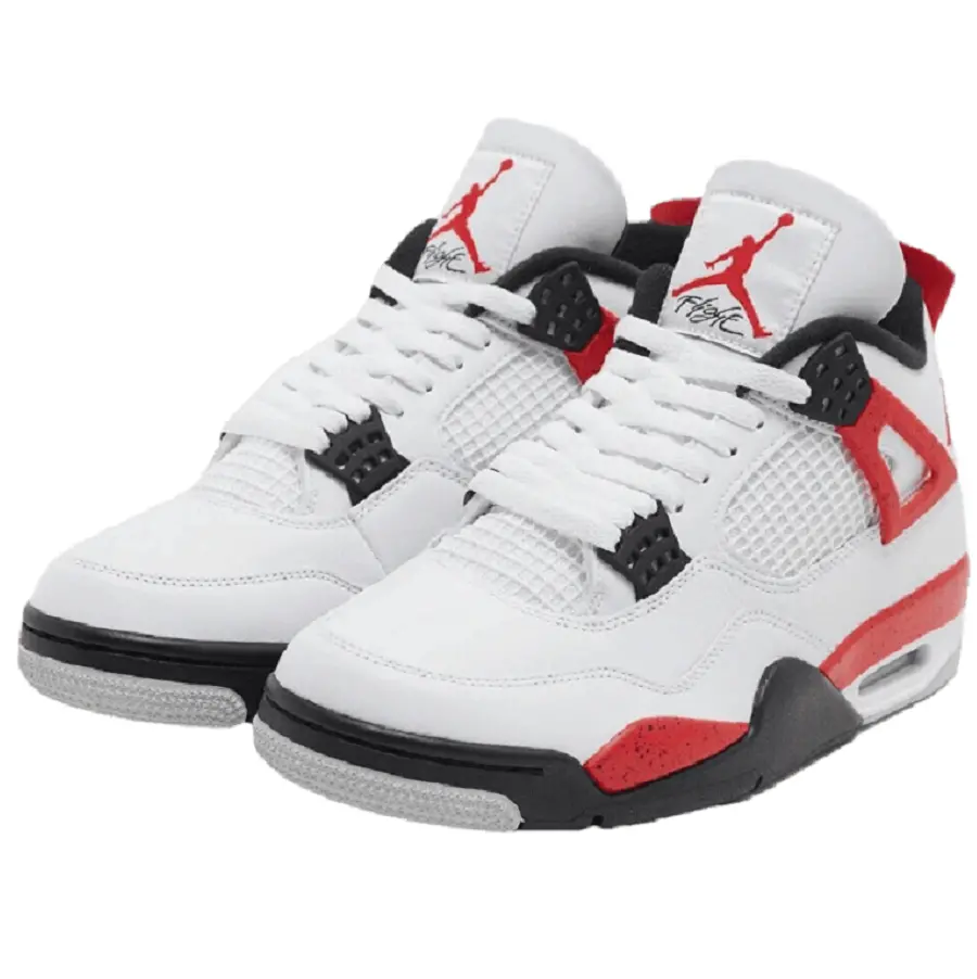 Giày Nike Air Jordan 4 Retro 'Red Cement' 408452-161 - Ảnh 4