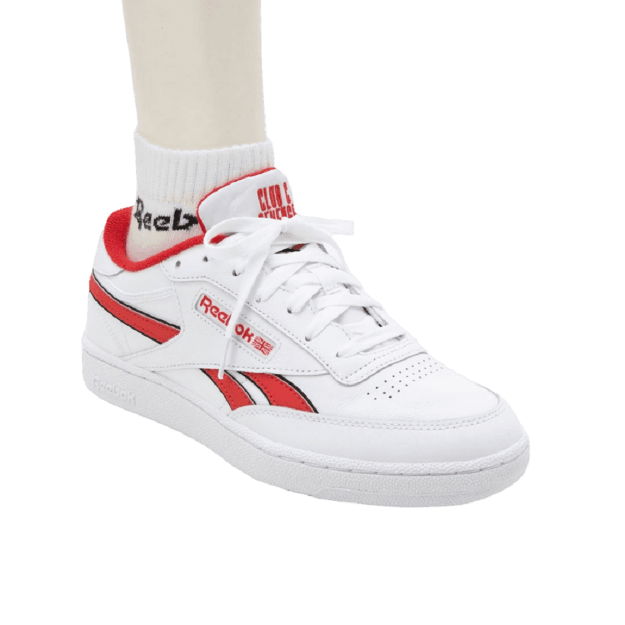 Giày Reebok Club C Revenge 'White and Red' 100033713 - Ảnh 5