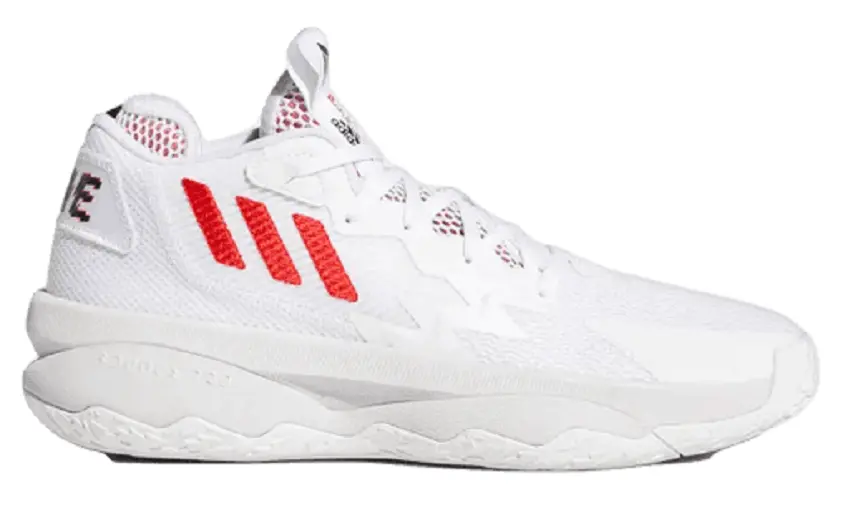 Giày Adidas Dame 8 'White Red' GY0384