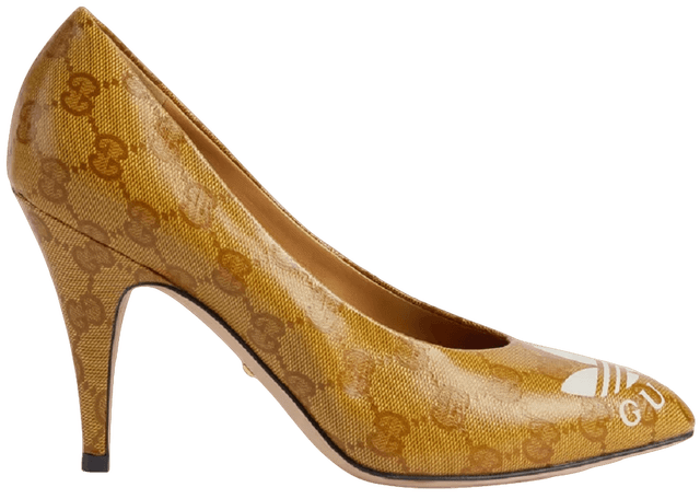 Giày Cao Gót Gucci x Adidas Women's GG pump 'Yellow' 702221-UVS00-7122