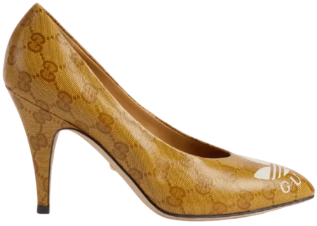 Giày Cao Gót Gucci x Adidas Women's GG pump 'Yellow' 702221-UVS00-7122