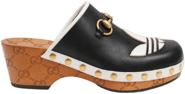 Giày Gucci x Adidas Women's Leather Clog 'Black' 702218-DTNP0-1060