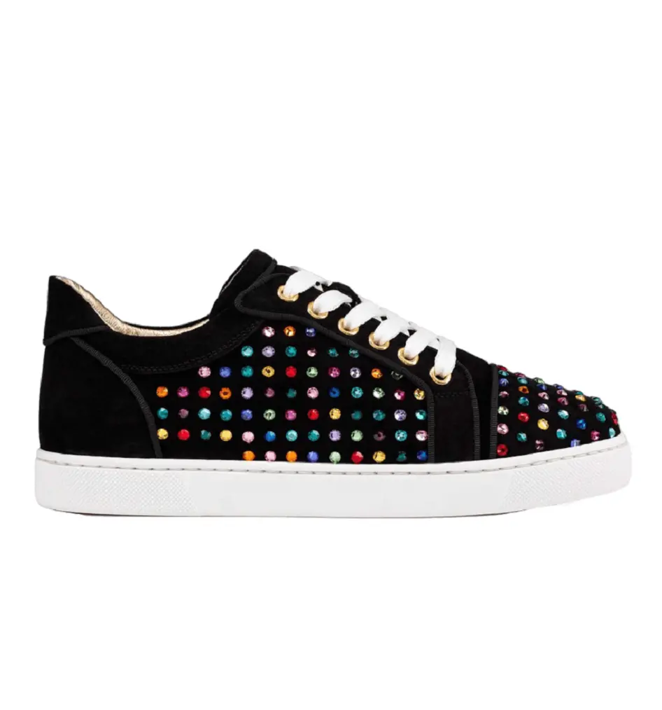 Giày Christian Louboutin Vieira 2 'Black' 1201527BK65 - Ảnh 5