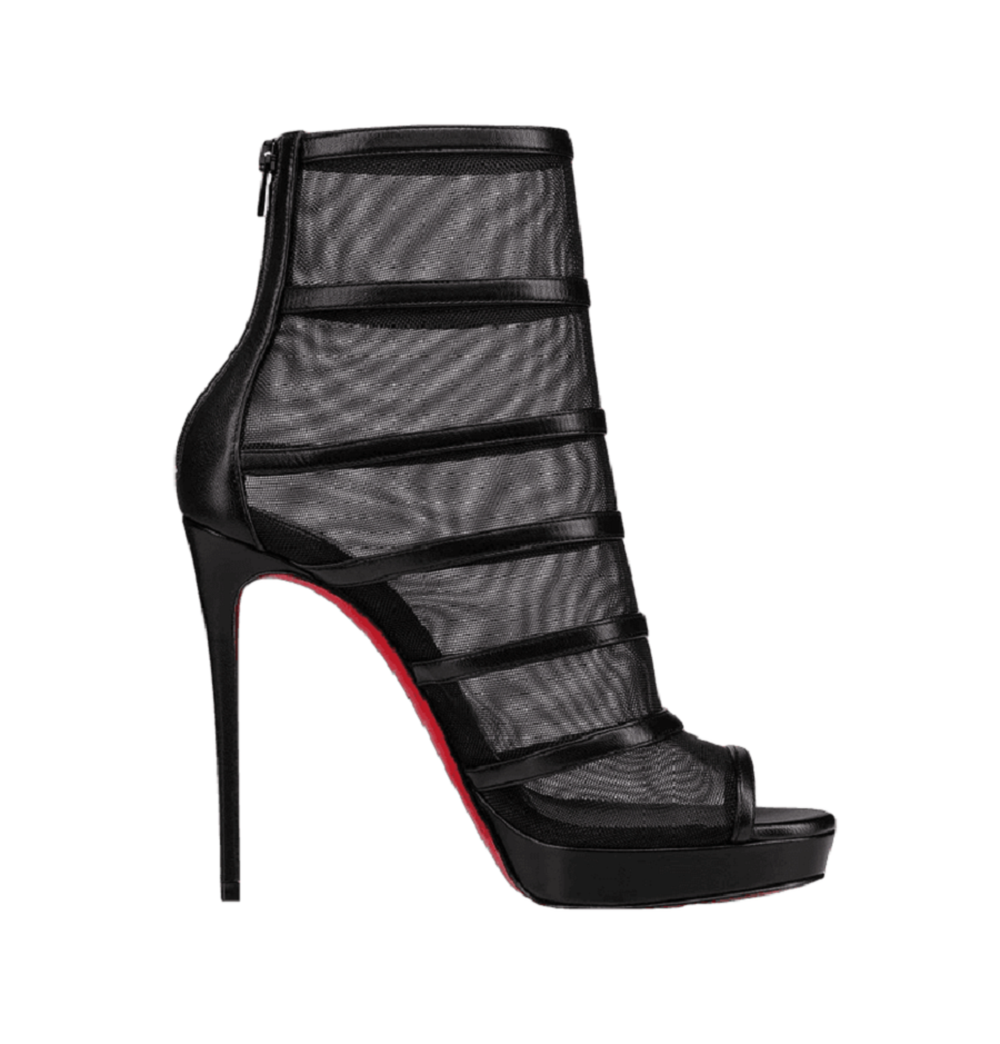 Giày Christian Louboutin Doux Voile 'Black' 1221180B439