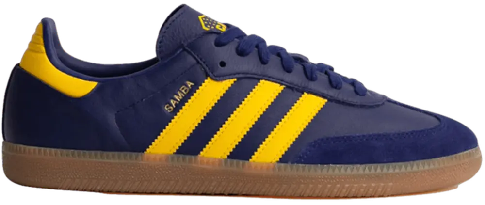 Giày Adidas Samba 'Blue Yellow' HQ7038