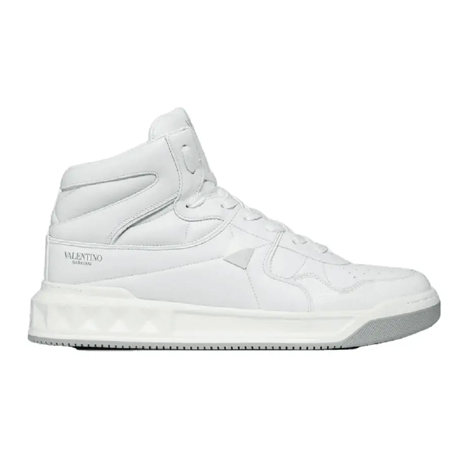 Giày Valentino Garavani ONE STUD Mid-Top nappa Sneaker XY2S0E63NWN0BO