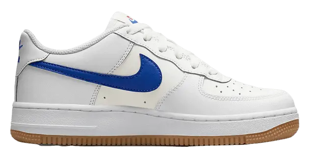 Giày Nike Air Force 1 Big Kids' Shoes 'White Blue' DX5805-179