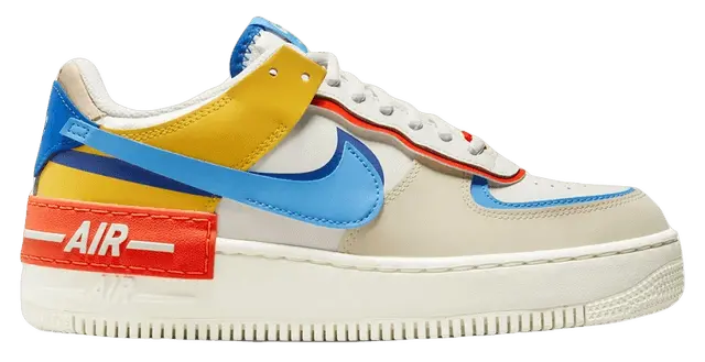 Giày Nike Air Force 1 Low Shadow Sail 'Orange University Blue' CI0919-115