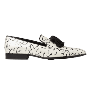 Giày Jimmy Choo Eric Haze 'White Black' EHPFOXLEYZUT000078