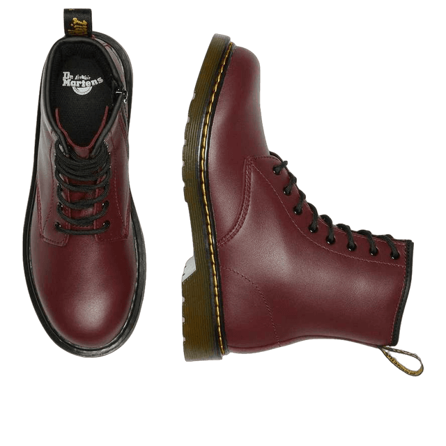 Giày Dr.Martens Youth 1460 Softy T Leather Lace Up 'Red' 21975600 - Ảnh 4