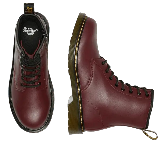 Giày Dr.Martens Youth 1460 Softy T Leather Lace Up 'Red' 21975600 - Ảnh 4