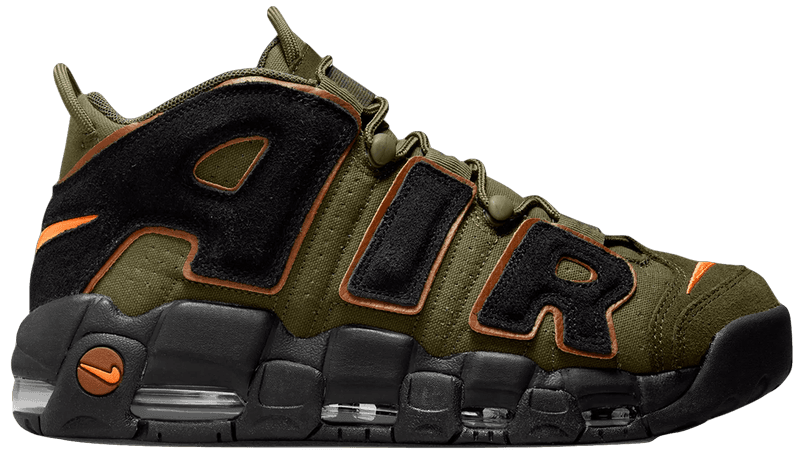 Giày Nike Air More Uptempo 96 'Cargo Khaki Alpha Orange' DX2669-300