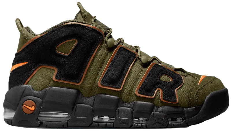 Giày Nike Air More Uptempo 96 'Cargo Khaki Alpha Orange' DX2669-300