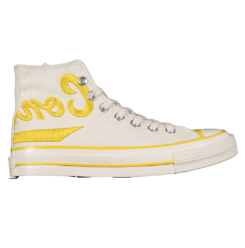 Giày Converse x Coca Cola Chuck 70s High Cream 'Yellow Egret' A04909C