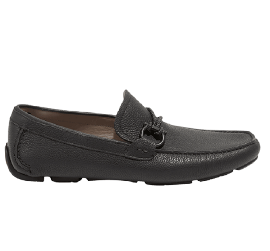 Giày Salvatore Ferragamo Driver Gancini 'Black' 0c