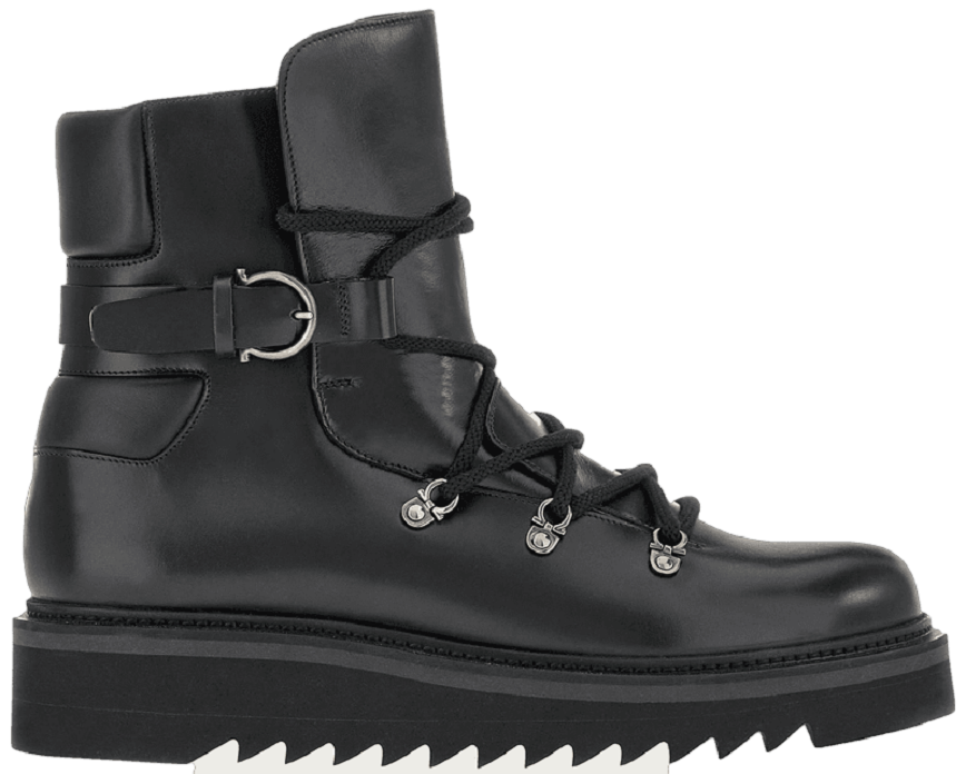 Giày Salvatore Ferragamo Trekking Boot 'Black' 021157-757626