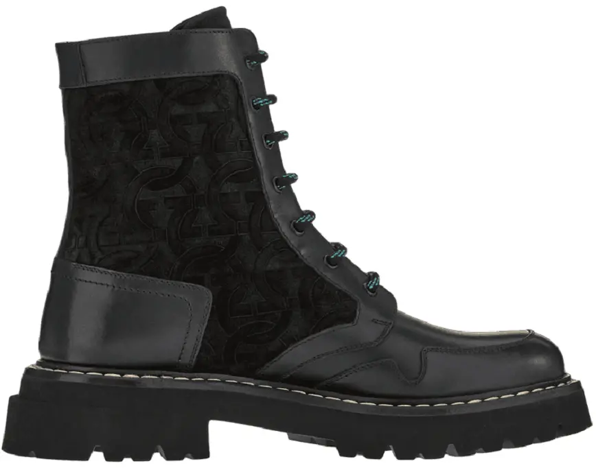 Giày Salvatore Ferragamo Combat Boot 'Black' 020929-756728