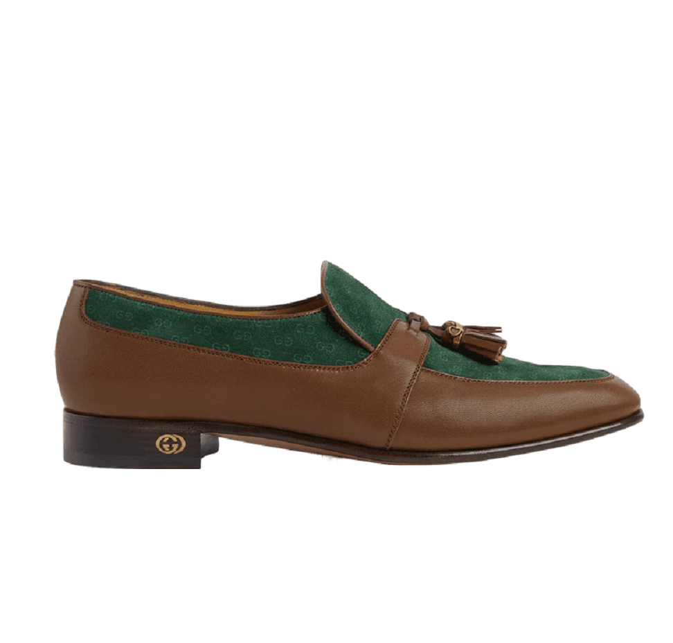 Giày Gucci Loafer With Tassel 'Brown' 723613-AABAW-2346