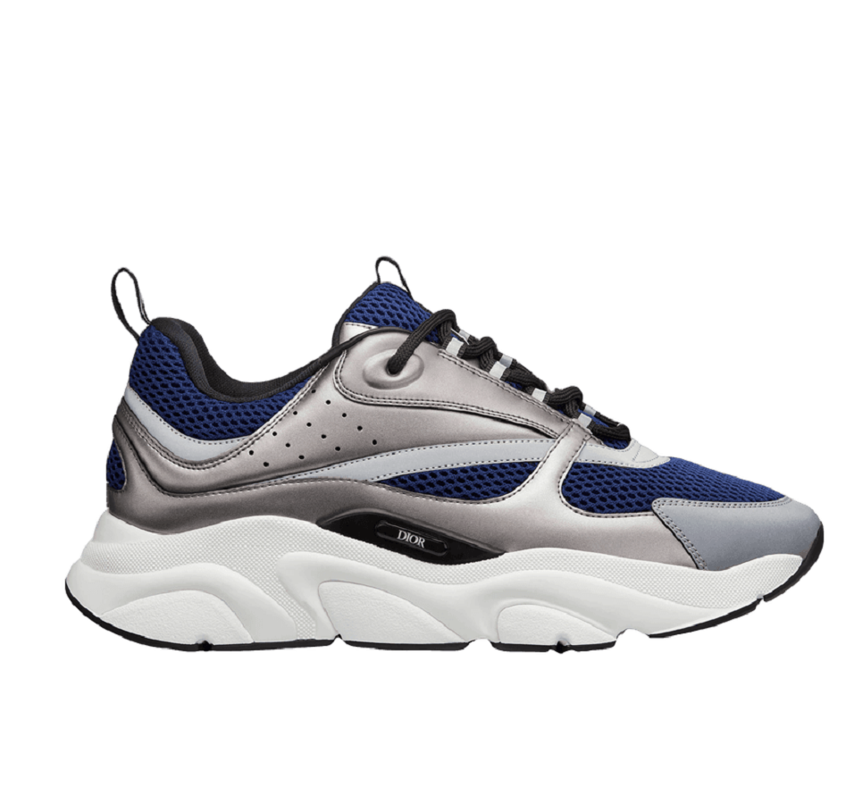 Giày Dior B22 Sneaker 'Blue Silver' 3SN231ZRZ-H865