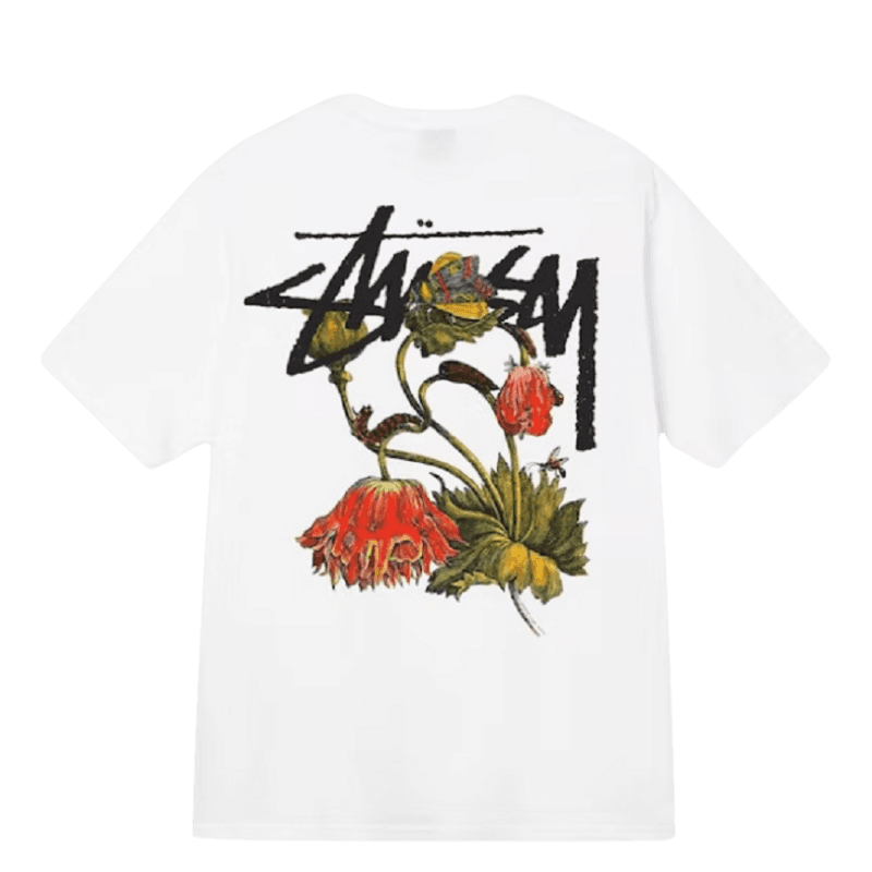 Áo Stussy Withered Flower Tee 'White' 1904862-WHIT