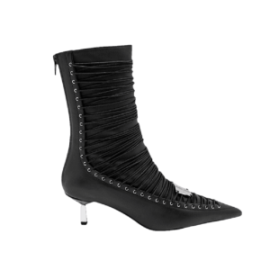 Giày MSIBHV Anastazja Ankle Boot Black 3121BM622
