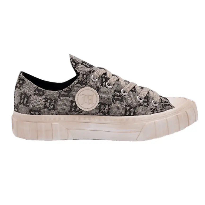 Giày MSIBHV Army Sneaker Low Monogram Beige 3121BM634