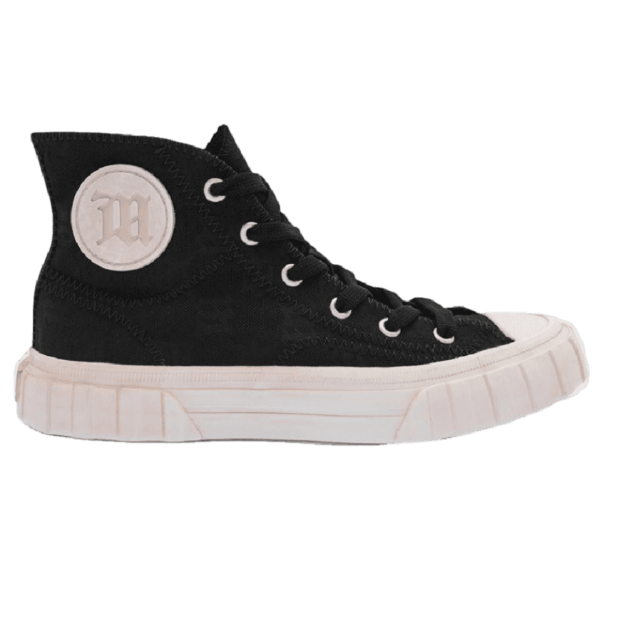 Giày MSIBHV Army Sneaker High Monogram Black 3121BM635