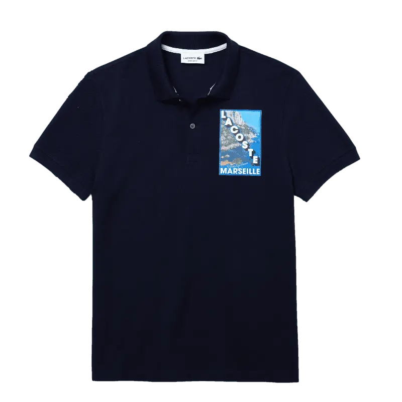 Áo Lacoste Men's Badge-Embellished Cotton Polo PH9727-51G-166