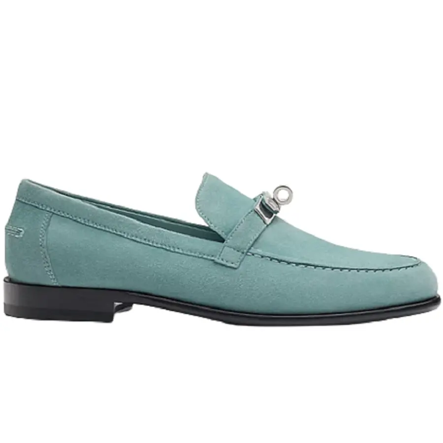 Giày Hermes Destin Loafer 'Vert D'eau' H221087Z6A360