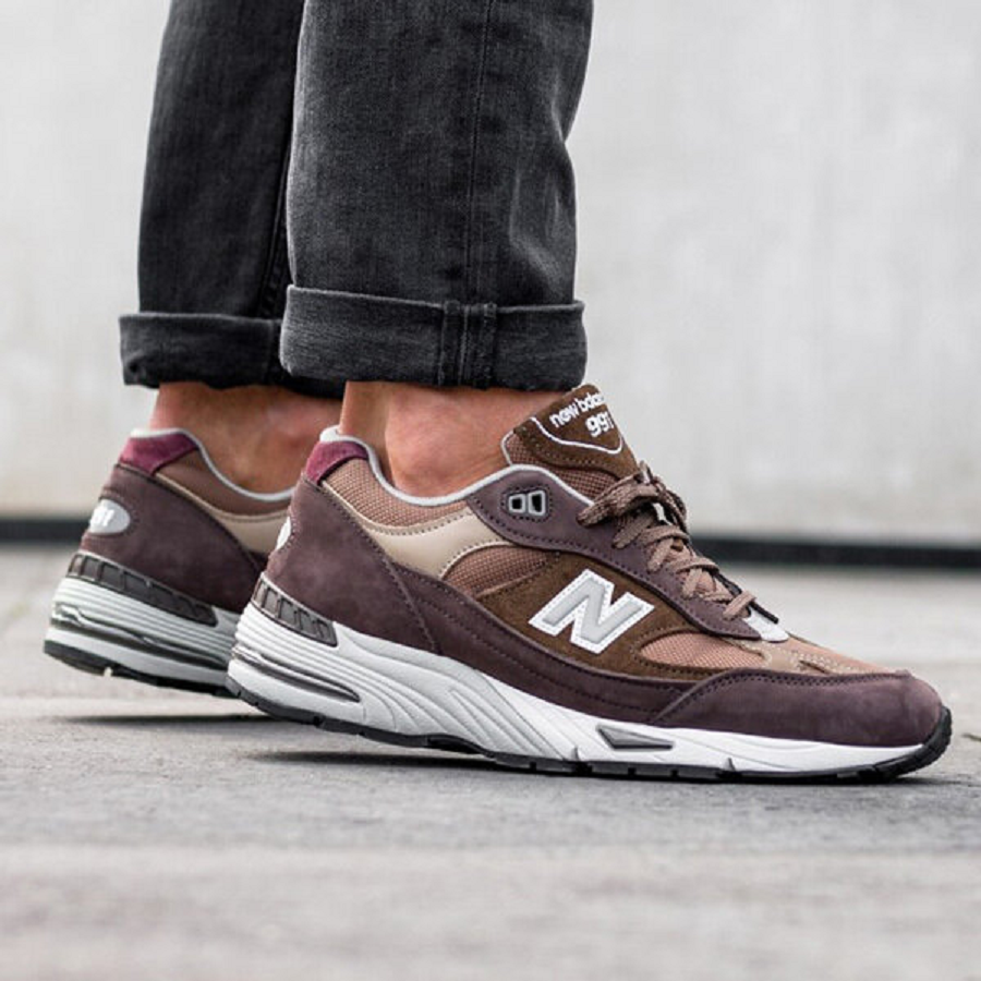 Giày New Balance 991 ‘Brown White’ M991NGG - Ảnh 3