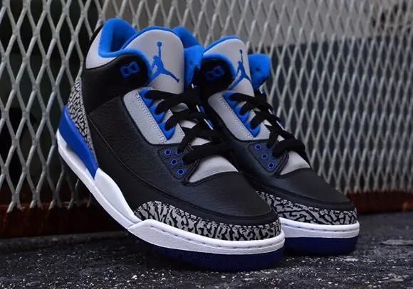 Giày Nike Air Jordan 3 Retro 'Sport Blue' 136064-007 - Ảnh 3