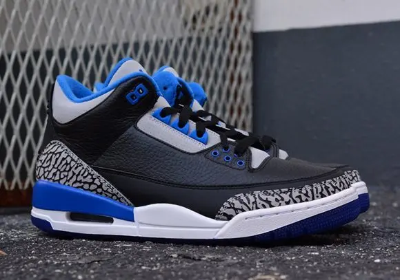 Giày Nike Air Jordan 3 Retro 'Sport Blue' 136064-007 - Ảnh 9