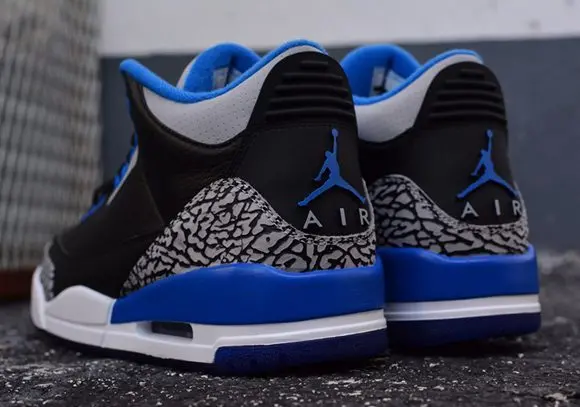 Giày Nike Air Jordan 3 Retro 'Sport Blue' 136064-007 - Ảnh 4