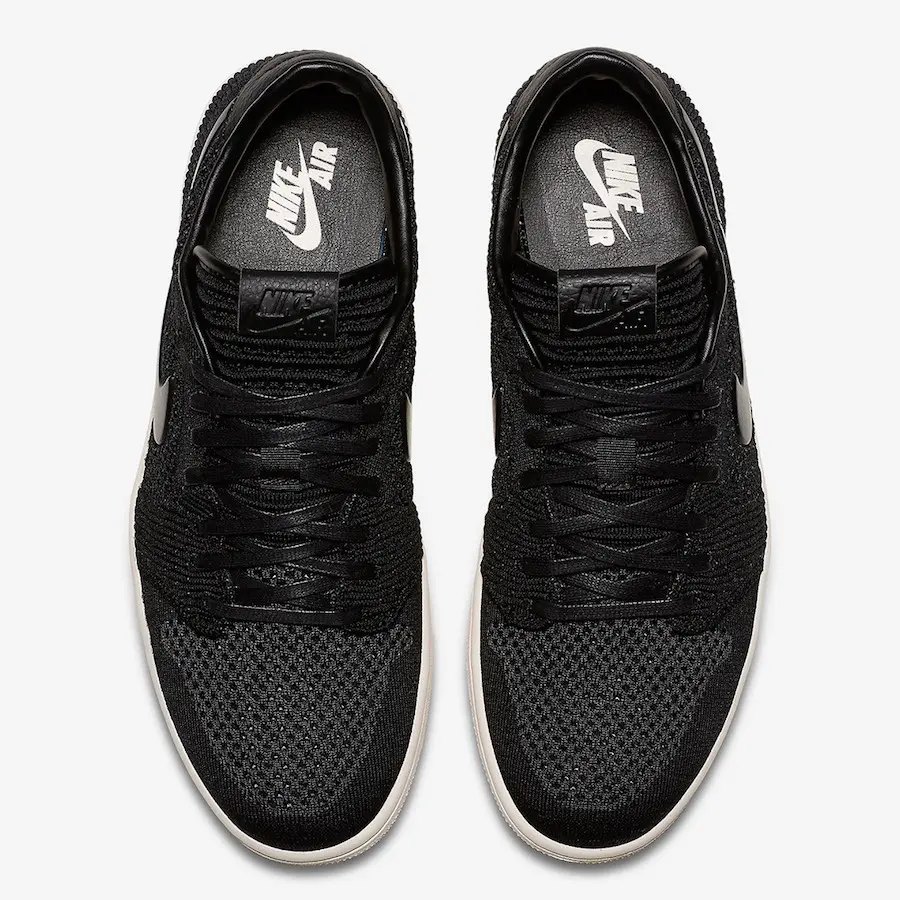 Alternative view of Giày Nike Air Jordan 1 Low Flyknit 'Black Guava Ice' AH4506-010