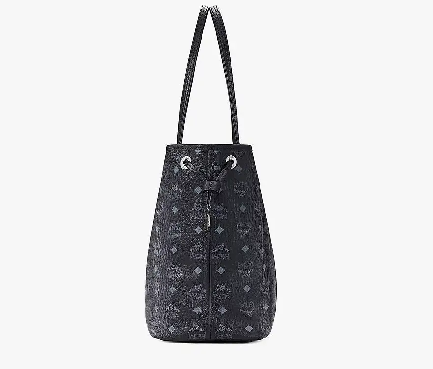 Túi MCM Reversible Liz Shopper Visetos 'Black' MWP7AVI22BK001 - Ảnh 5