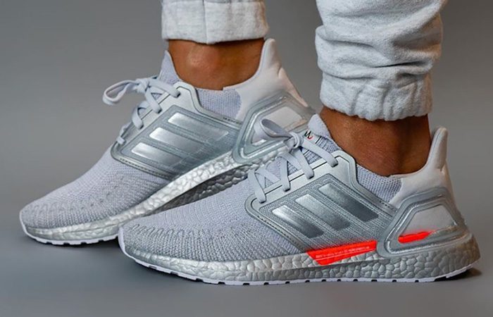 Giày Adidas NASA x UltraBoost 20 'Dash Grey' FX7957 - Ảnh 5