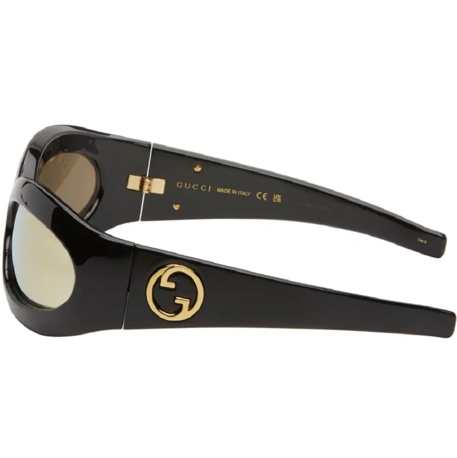 Alternative view of Kính Gucci Geometric Frame Sunglasses 'Black' GG1247S-003