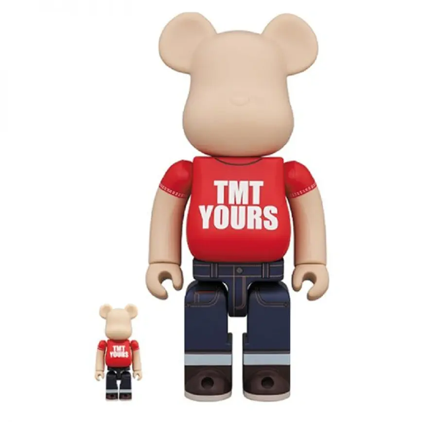 Mô Hình Bearbrick Tmt 20th Anniv. Ver 100% & 400% Multicolor