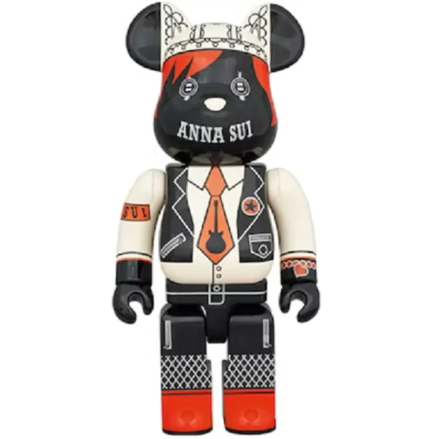 Mô Hình Bearbrick Anna Sui 400% Red And Beige