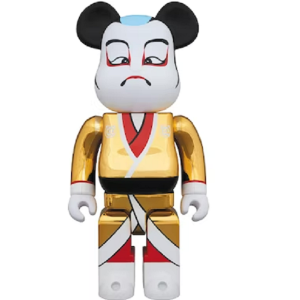 Mô Hình Bearbrick Kabuki 400% Gold
