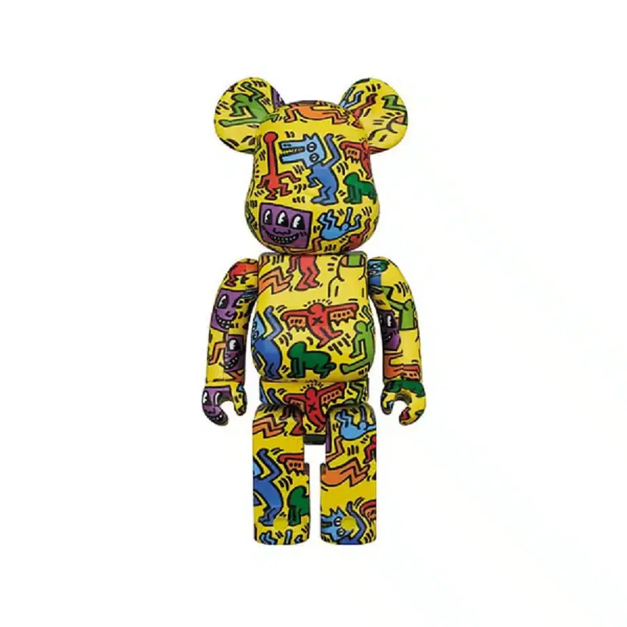 Alternative view of Mô Hình Bearbrick Keith Haring #5 100% & 400%