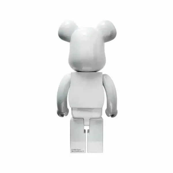 Mô Hình Bearbrick Oasis Set White Crome 1000% - Ảnh 3