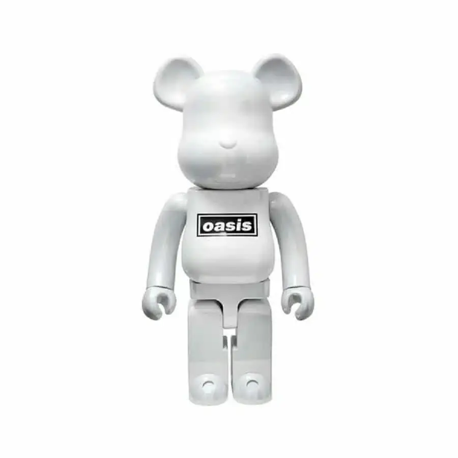 Alternative view of Mô Hình Bearbrick Oasis 100% & 400% White Crome